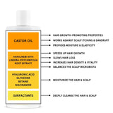 🌿BOOST sjampó með castor olíu 400 ml