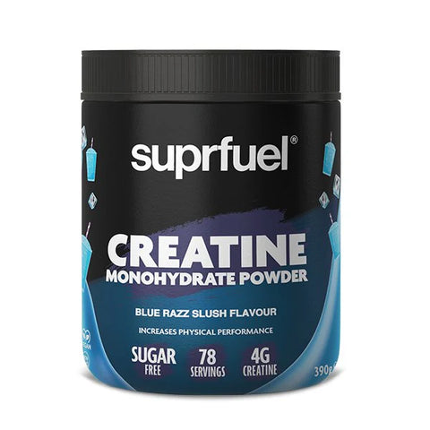 🔵 Suprfuel Kreatín Monohydrat Blue Razz Slush