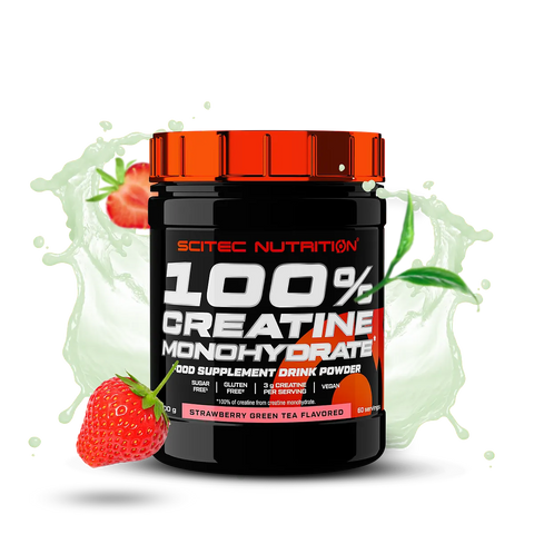 Scitec kreatín Monohydrat Strawberry Green Tea 300g
