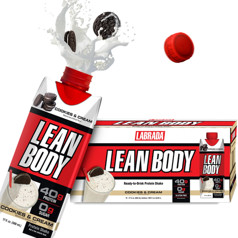 LEAN BODY® Cookies & Cream 500ml - 12. stk