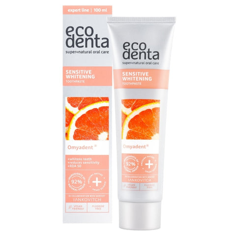 Ecodenta Sensitive tannkrem með Omyadent®