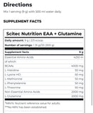 🧬 E.A.A + Glútamín 300g - 33. skammtar
