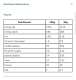 Skinny prótein snakk Paprika