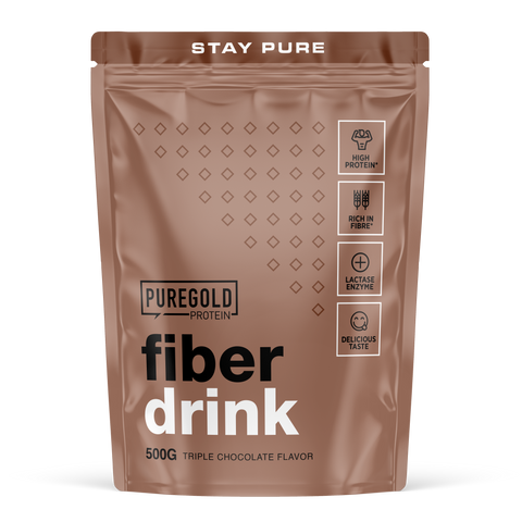 Trefjar + Prótein 500g Triple Chocolate