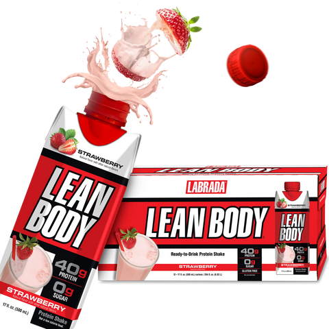 LEAN BODY® Jarðaberja 500ml - 12stk