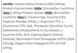 Scitec 100% Whey 1.8kg vanilla