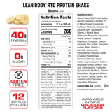 LEAN BODY® Banana 500ml - 12stk