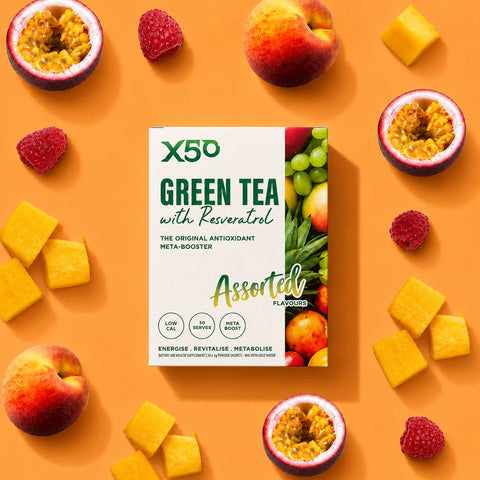 🍃Grænt tea + Resveratol blandað 30. skammtar