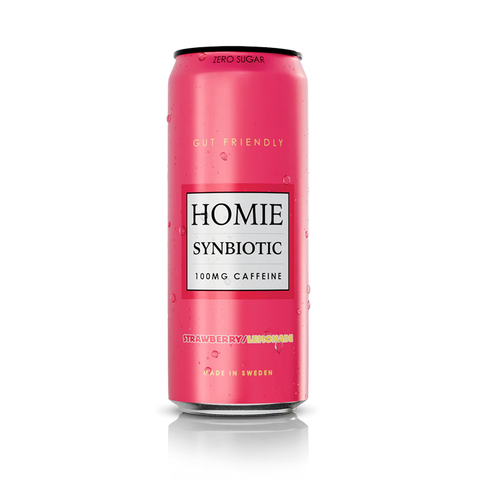 🍓🍋 Homie Wake Up Synbiotic Strawberry Lemonade