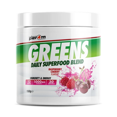 Per4m Greens Raspberry Cherry