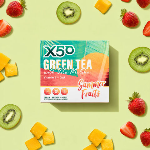 🍃 X50 Green Tea Summer Fruit Vita Matcha