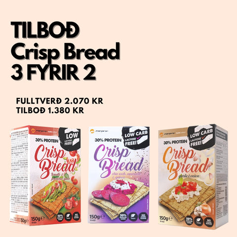 Crisp Hrökk kex 3 fyrir 2