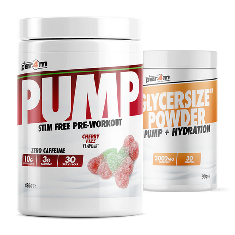 KAUPAUKI Pump Stim Free Pre Workout with Glycersize™ Cherry Fizz