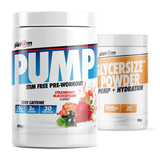 KAUPAUKI Pump Stim Free Pre Workout with Glycersize™ Strawberry Blackcurrant