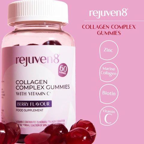 Rejuven8 Kollagen Complex Gummies - 60. Gummí