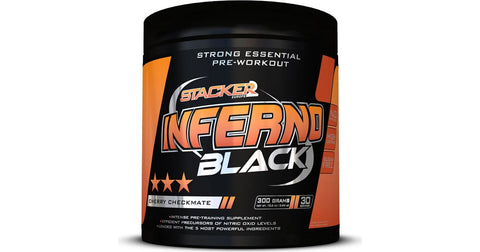 Stacker INFERNO black Pre workout cherry